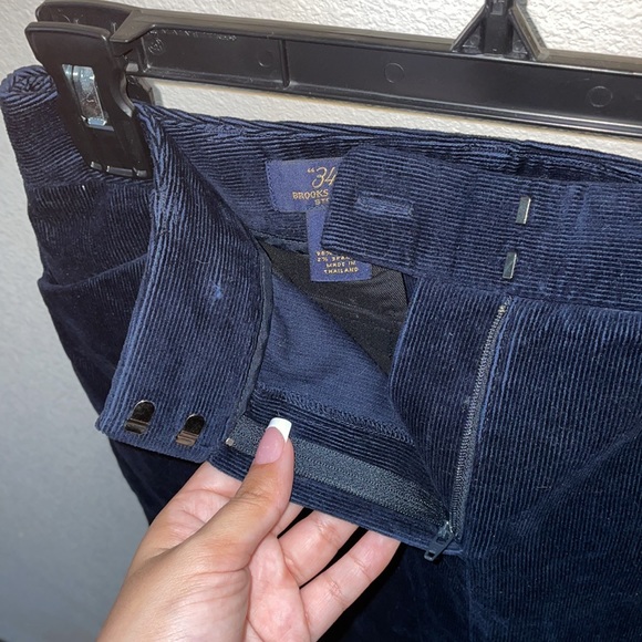 Brooks Brothers Corduroy Navy Pencil Skirt - Picture 4 of 6
